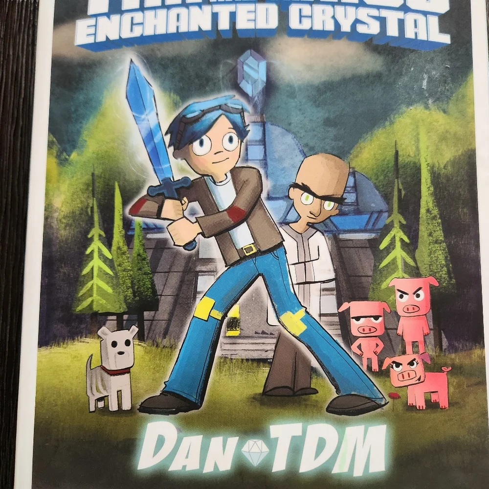 Trayaurus and the Enchanted Crystal Comic Book DanTDM Minecraft comicbook NEW